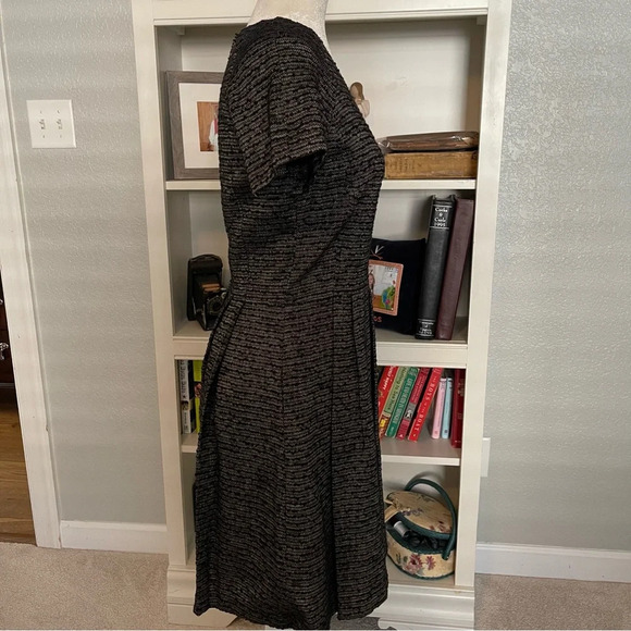 NWT Club Monaco Davin Tweed Fit and Flare Dress w/ Pockets Sz 2 - Picture 4 of 11